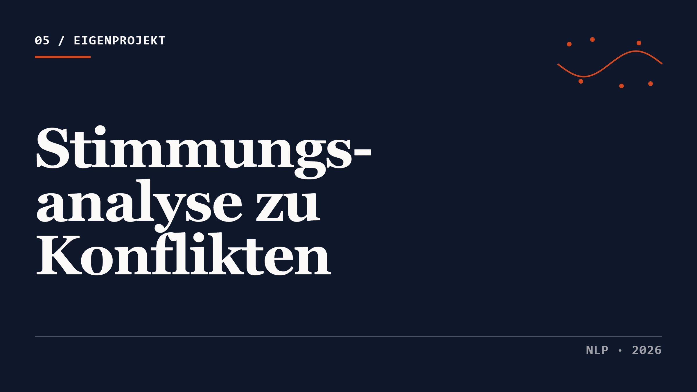 Thumbnail Conflict Sentiment Analysis mit Sentiment-Polaritätswelle